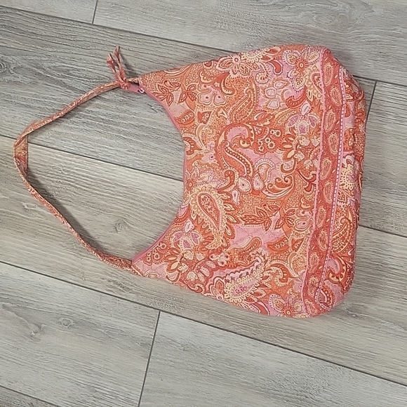 Vera Bradley Orange and Pink Shoulder Bag - Picture 2 of 5